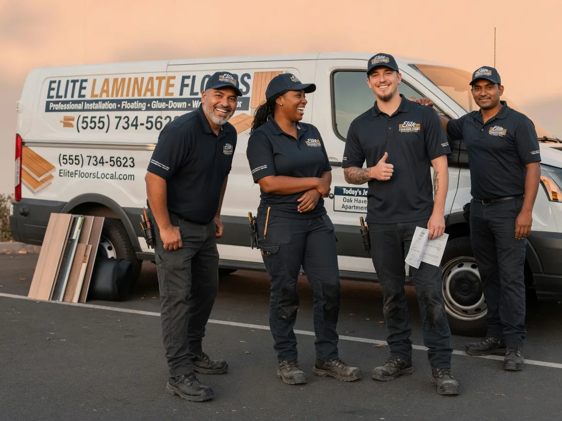Laminate flooring installation company in Doucette, TX